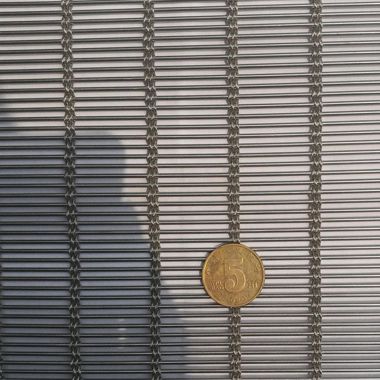 盘聚幕墙用金属装饰网 集美观与防护于一体的钢丝绳编织艺术